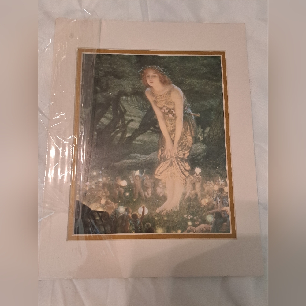 Fairy Print w/ Matting - Midsummer Night - 11" x 14" in Original Packaging